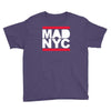 mad nyc new york city run fashion baseball jersey Youth Tee