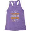 I'm a december woman I was born with my heart Racerback Tank