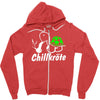 chillkrote smoke weed punk gras Zipper Hoodie