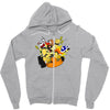 bad luck bowser Zipper Hoodie