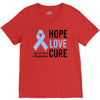 hope love cure stomach cancer awareness V-Neck Tee