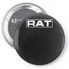 rat new Pin-back button