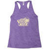 save water drink beer Racerback Tank