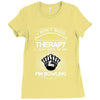 I Dont Need Therapy Need Pin Bowling Ladies Fitted T-Shirt