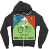 Bicycle Day t-shirt   1943 vintage (albert hofmann lsd) Zipper Hoodie