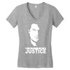 steven seagal out for justice retro Women's V-Neck T-Shirt