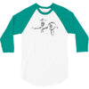 toy fiction pulp story funny 3/4 Sleeve Shirt