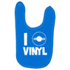 i love vinyl Baby Bibs