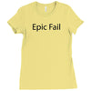 epic fail Ladies Fitted T-Shirt