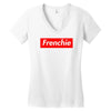 frenchie Women's V-Neck T-Shirt