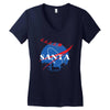 santa nasa parody Women's V-Neck T-Shirt