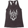 viking skull Racerback Tank