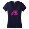 Only The Best Moms Get Promoted To Memmie Women's V-Neck T-Shirt