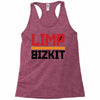 limp bizkit black logo Racerback Tank