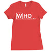 who m.d Ladies Fitted T-Shirt