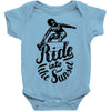 ride into the sunset Baby Onesie