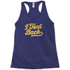 i text back Racerback Tank