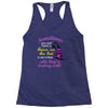 sometimes you have to throw on the hat! Racerback Tank