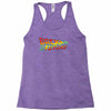 funny typoghrapy Racerback Tank