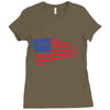 united states of america Ladies Fitted T-Shirt