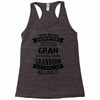Super Cool Gran Of A Freaking Awesome Grandson Racerback Tank