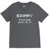 binary geek V-Neck Tee