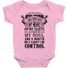 I Am An April Woman Baby Bodysuit