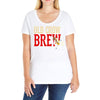 drinky crow Ladies Curvy T-Shirt