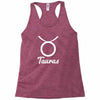 taurus zodiac Racerback Tank