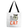 This Girl Loves Her Cat Tote Bags