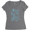 beach better have my money Women's Triblend Scoop T-shirt