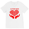 autism mom my heart V-Neck Tee