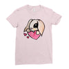 cute lop eared rabbit Ladies Fitted T-Shirt