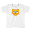 cat yellow Toddler T-shirt
