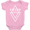 triangle printed Baby Onesie