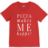pizza makes me happy V-Neck Tee
