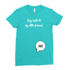 Say Hello to My Little Friend Ladies Fitted T-Shirt