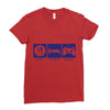 eat,sleep,game Ladies Fitted T-Shirt