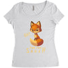 oh, for fox sake Women's Triblend Scoop T-shirt