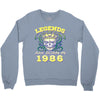 legends are born in 1986 hoodie 9 Crewneck Sweatshirt