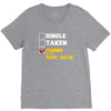 single taken trainin to go super saiyan V-Neck Tee