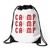 Camp Hitchhiking Drawstring Bags
