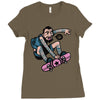 peace yoh! Ladies Fitted T-Shirt