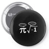 be rational get real nerdy geek pi nerd Pin-back button