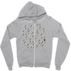 guns and swords and tacos Zipper Hoodie
