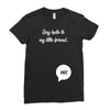 Say Hello to My Little Friend Ladies Fitted T-Shirt