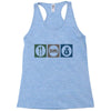 eat sleep money Racerback Tank