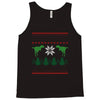 ugly dinosaur christmas Tank Top