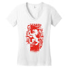 lion crest Women's V-Neck T-Shirt
