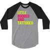 little boobed and tattoed 3/4 Sleeve Shirt